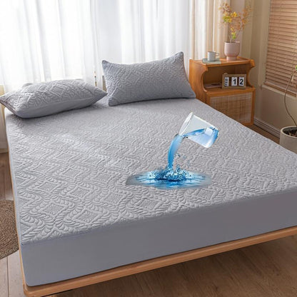 “Spill it? No stress. This 3-layer waterproof cover saves your mattress — and your mood!”