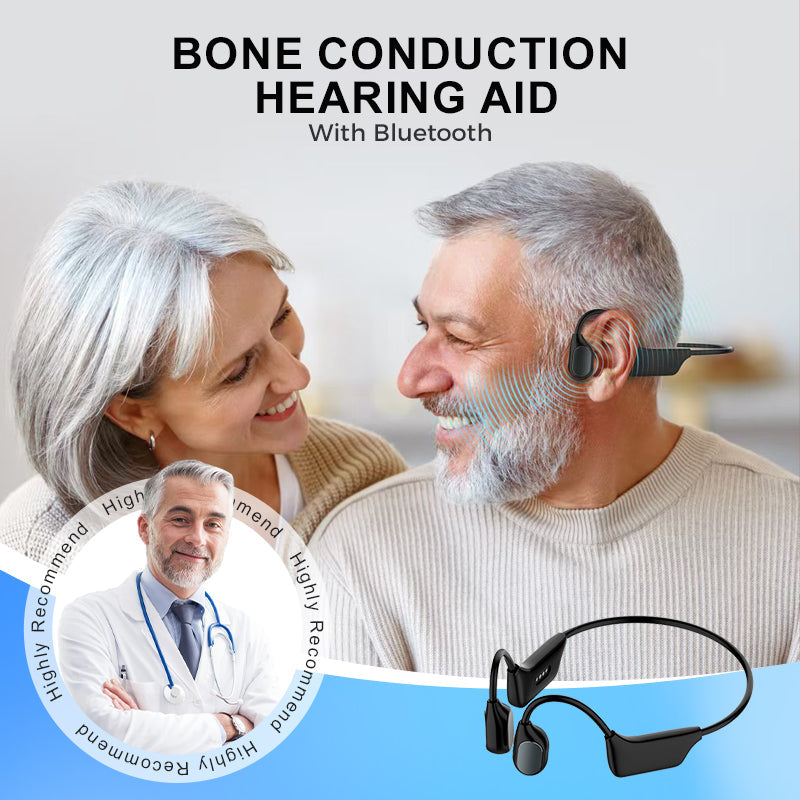 🌎Ends Today: 70% OFF!⏰👂Revitalize your ears again💖 💥 LIMITED TIME OFFER!🔥Bone Conduction Smart Hearing Aid Bluetooth Earphones