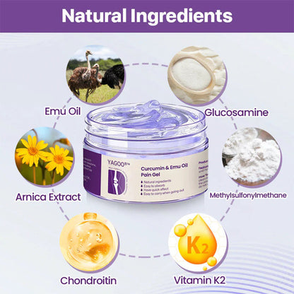 Yagoo®™ Curcumin & Emu Oil Pain Gel – 🏥Inspired by US Osteopathic Practices
