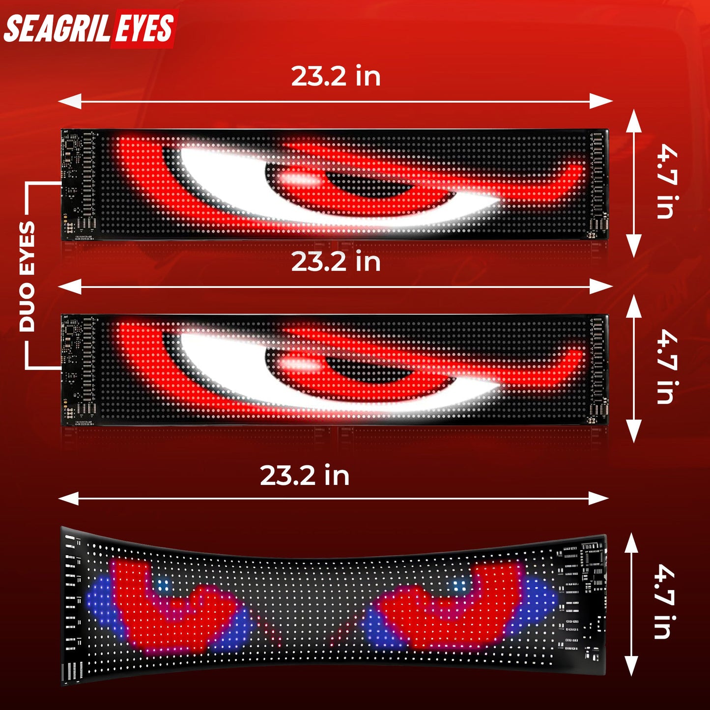 LED Animated EyesLED Animated Eyes for Maximum Street Presence