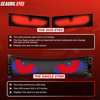 LED Animated EyesLED Animated Eyes for Maximum Street Presence