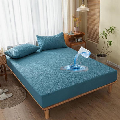 “Spill it? No stress. This 3-layer waterproof cover saves your mattress — and your mood!”