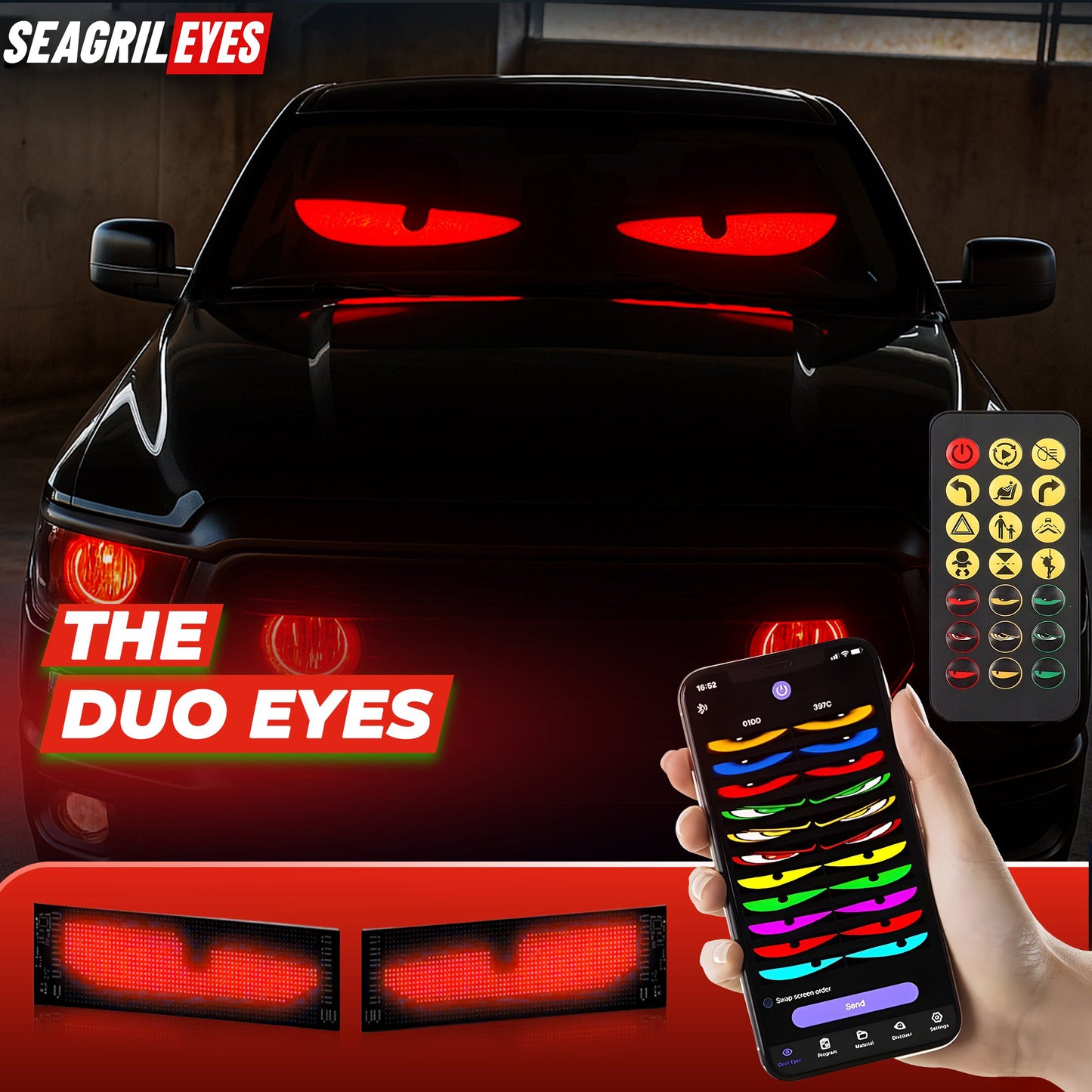 LED Animated EyesLED Animated Eyes for Maximum Street Presence