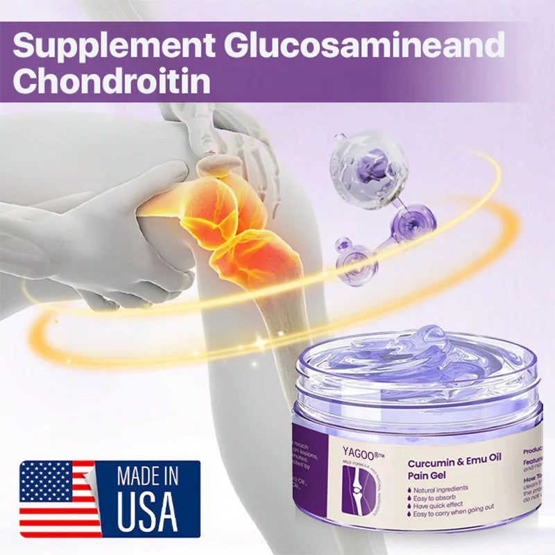 Yagoo®™ Curcumin & Emu Oil Pain Gel – 🏥Inspired by US Osteopathic Practices