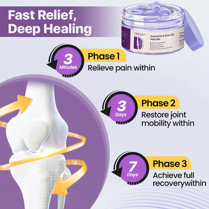 Yagoo®™ Curcumin & Emu Oil Pain Gel – 🏥Inspired by US Osteopathic Practices