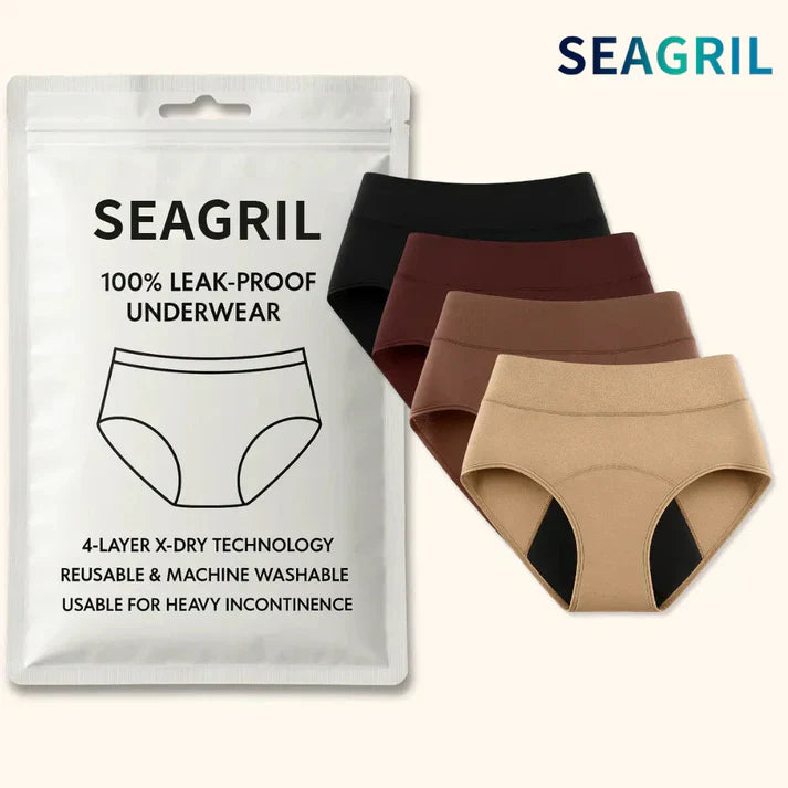 SEAGRIL™ Medical-Grade Leak-Proof Underwear Finally Stay Dry, Odor-Free, and Confident All Day