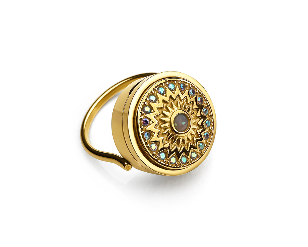 💍The Paris Lip Balm Ring — A Secret of Beauty Hidden in 14K Gold