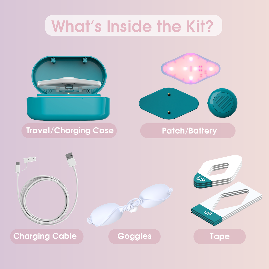 🎄✨ RIKO Miracle Acne Erase Red & Blue Light Therapy Patch – Dermatologist-Approved, Painless Blemish Removal ✨🎄