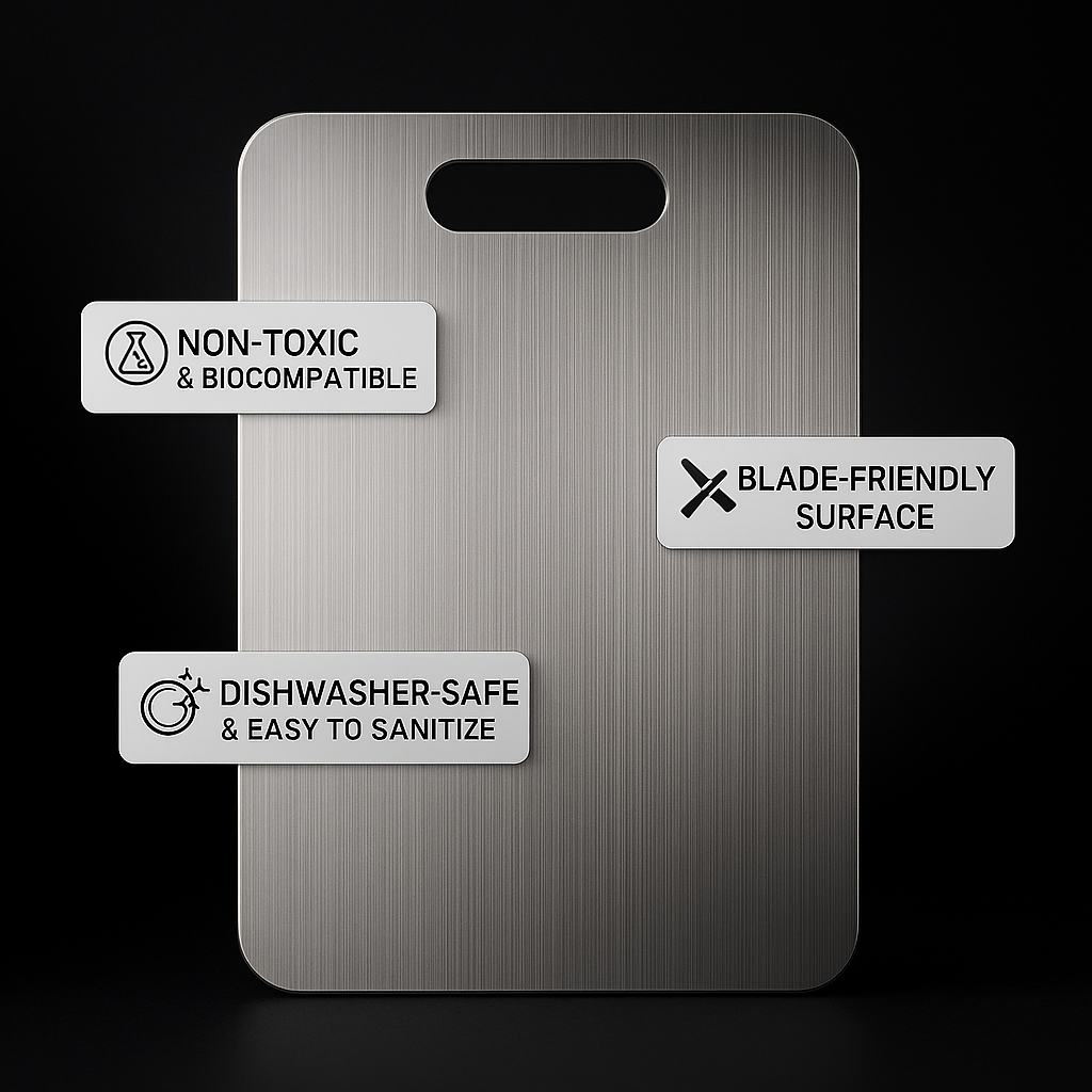 Tiworld™Titanium Cutting Board