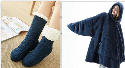 ❄️Too Cold to Move? Just Slip Into Comfort!☕ The Ultimate Lazy Hoodie for Cold Days ❄️