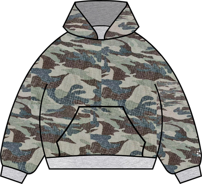 *reversible camo hoodie