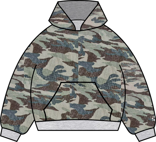 *reversible camo hoodie