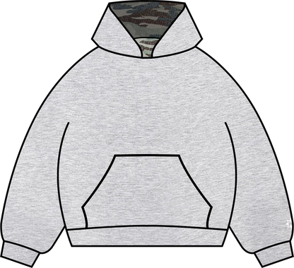 *reversible camo hoodie