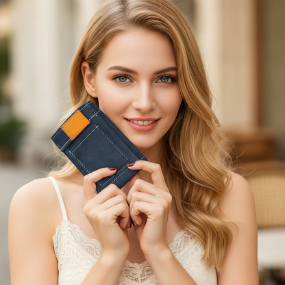 💴Mini Jeans Wallet Foldable Stylish Creative Mini Jeans-Shaped Wallet（USA）Made in the USA